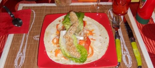 Wrap party poulet ! ! !