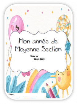 Page de garde cahier/classeur de travail  2022-2023