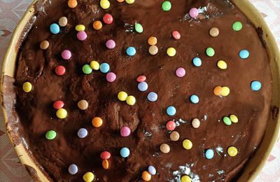 EB - Moelleux au chocolat et aux smarties...