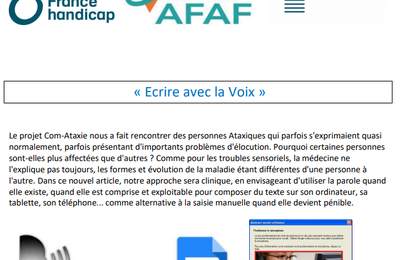 Ecrire avec la voix : Windows, Mac, tablette, solutions en ligne... un document de synthèse à télécharger
