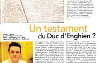 L'Est Magazine du dimanche 26 février 2006, de l'Est Républicain. (François Moulin)