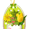 751P - Fleurs printanières - Pâques - signature