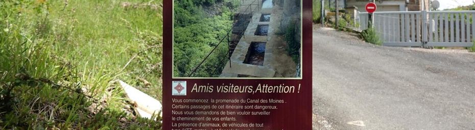 Aubazine, le canal des Moines
