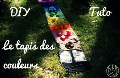 DIY - Tuto : Le tapis des couleurs