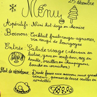 Menus de Noël