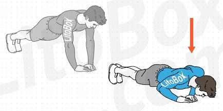 Pompes diamant - travail des pectoraux et des triceps (LitoBox).jpg