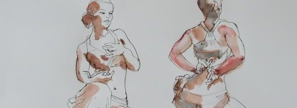 Lundi - Deux poses (modèle habillé)