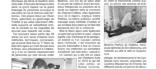 Salon bien-être Châbles 2020 - Medias et pub