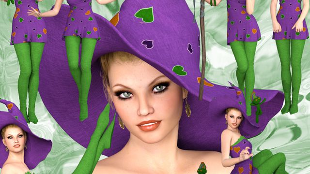 Azalaïs : Belle sorcière sexy pour Halloween