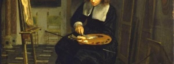 Samedi - Le tableau du samedi : Peintre dans son atelier.