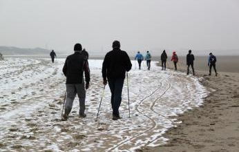 Séance à Gravelines sous les flocons