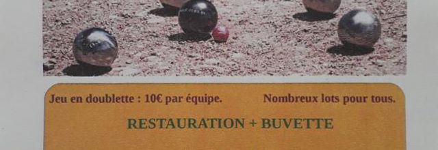 Concours de Pétanque le 25 septembre 2022