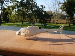 Maquette hélicoptère AS350B Ecureuil F-GCTM au 1/50