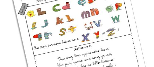 L'alphabet en chantant 