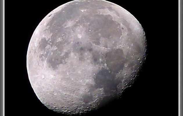 La Lune, le 1er octobre au matin - Lartigau - Milhas - 31