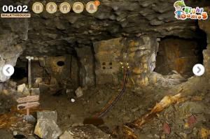 Abandoned limestone mine escape