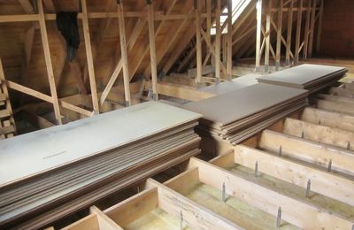 Le plancher de l'étage