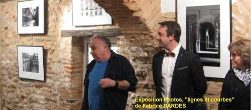 Exposition photos "lignes et courbes" de Fabrice BARDES à THUIR