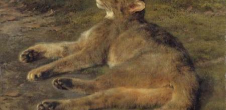 Tableau du samedi : Chat sauvage de Rosa Bonheur