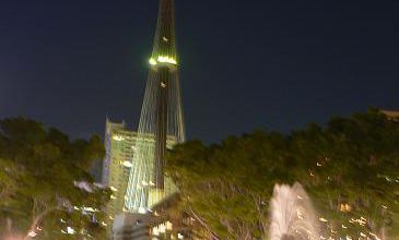 Sydney tower la nuit