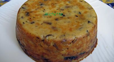 Gâteau à la purée p de terre, épinards, champignons et boeuf haché