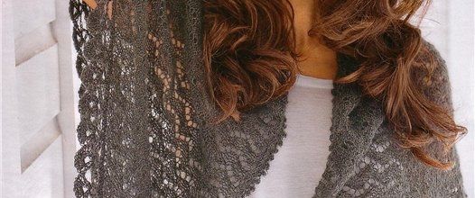 Un joli châle et son patron en tricot