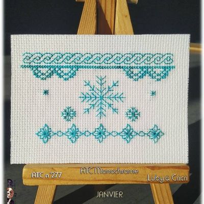 ATC MONOCHROME 2026 *1/12 avec ma Cricri