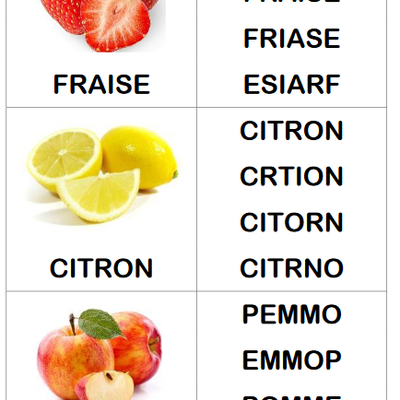 Vers l'écriture MS - L'ordre des lettres d'un mot