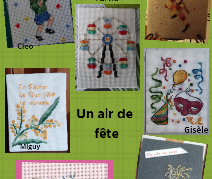 Rondes d'ATC brodées 2023