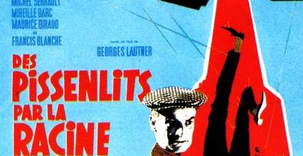 DES PISSENLITS PAR LA RACINE - LOUIS DE FUNES ET MIREILLE DARC BOX OFFICE 1964