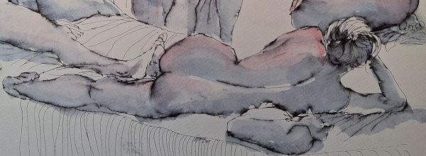 Mercredi - Quatre poses et le chat.