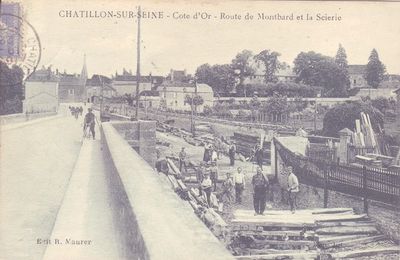 Collection particulière de cartes postales de Châtilon sur Seine....