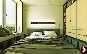 Genie Playing guest room escape