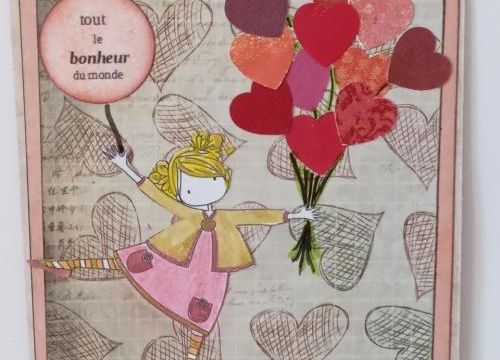 Défi carte "Tout le bonheur du monde"
