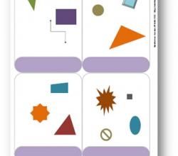 BataFormes - Jeu de cartes - Formes géométriques simples