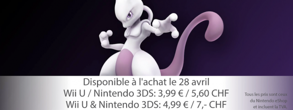 [ND] Smash Bros. : Dates pour le DLC Mewtwo, Lucas annoncé et tenues Mii