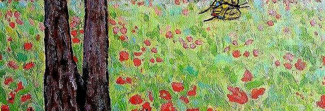 PEINTURE A L'HUILE ( Coquelicots )
