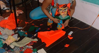 Donna Huanca à l'école du Baoum