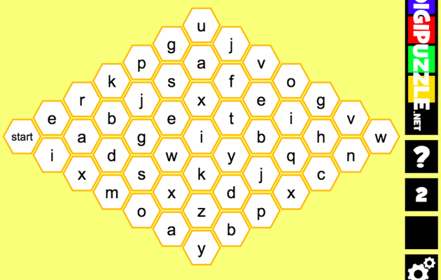 Anglais : les lettres de l'aphabet 