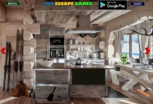 Winter house fun escape