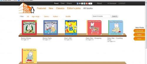 We Give books