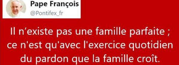 Tweet du pape François