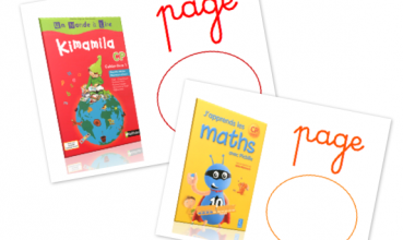 Affiche d'indication de page sur les fichiers