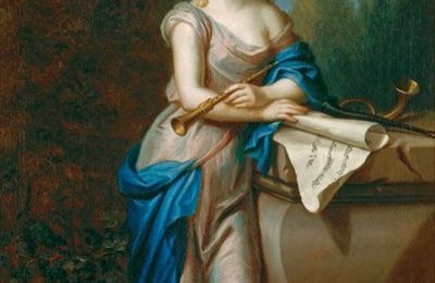 Le Tableau du Samedi : Jakob Emanuel Handmann, Euterpe, Muse de la Musique, 1775