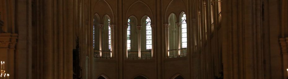 Cathédrale Notre Dame de Paris : déambulatoire et collatéral sud 