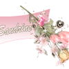 Signature animee tulipe rose