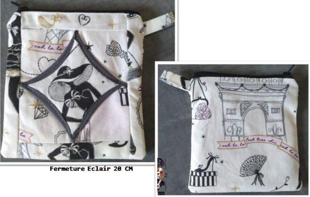 Pochettes patch "parisienne"