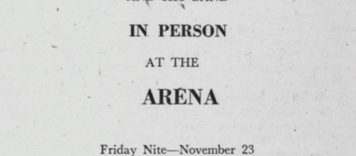 affiche 23 novembre 1956 