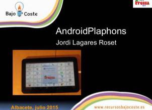 Plaphoons, une version disponible pour Android (transfert de PC à tablette)