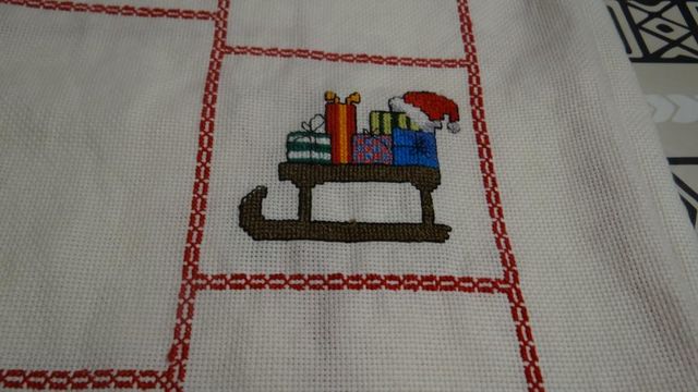 Ma Broderie "Plaid en Fête" (la 8 ème semaine)